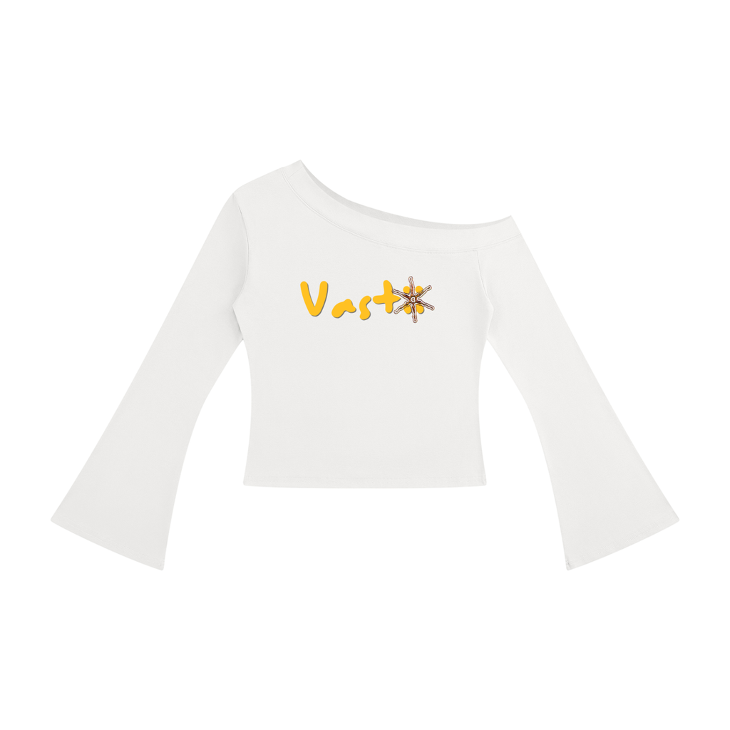 Bodycon,Offshoulder,longsleeve,tshirt,black,logo,brand,shoulder,top,white,tan,bellsleeve,asymmetricneckline,asymmetric,neckline,Everyday,everydaycasual,causal,closet,streetwear,fashion,y2k,pintrest